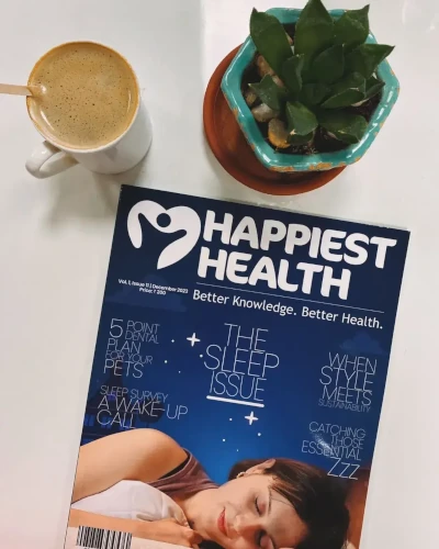Happiest Health Magazine December 2023 cover